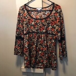 Dress Barn Multicolor Floral Blouse